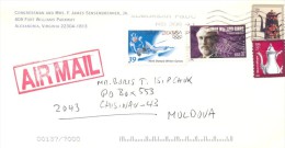 2006. USA, The Letter By Air-mail Post From Alexandria(Virginia) To Moldova - Cartas & Documentos