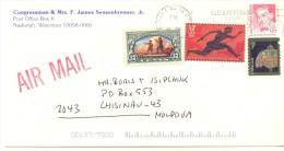 2004. USA, The Letter By Air-mail Post From Nashotah(Wisconsin) To Moldova - Lettres & Documents