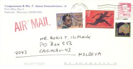 2005. USA, The Letter By Air-mail Post From Nashotah(Wisconsin) To Moldova - Cartas & Documentos