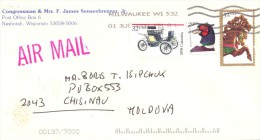 2006. USA, The Letter By Air-mail Post From Nashotah(Wisconsin) To Moldova - Lettres & Documents