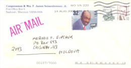 2006. USA, The Letter By Air-mail Post From Nashotah(Wisconsin) To Moldova - Covers & Documents