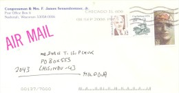 2006. USA, The Letter By Air-mail Post From Nashotah(Wisconsin) To Moldova - Lettres & Documents