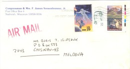 2007. USA, The Letter By Air-mail Post From Nashotah(Wisconsin) To Moldova - Cartas & Documentos