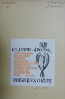 Ex-libris Espagne - Docteur J. Rodriguez CHAVES Par Salo - Ex Libris