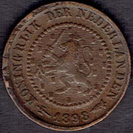 Netherlands, ½ Cent 1898 - 0.5 Cent