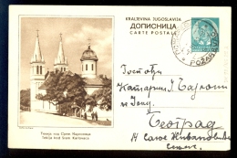 Illustrated Stationery - Image Tekija Kod Srem. Karlovaca / Stationery Circulated, 2 Scans (41-844) - Other & Unclassified