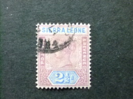 SIERRA LEONE 1897 Yvert Nº 35 º FU - VICTORIA - SG Nº 45 º FU - Sierra Leone (...-1960)