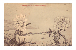 Battle Of Flowers, Bataille De Fleurs, Marguerites Avec Epee, Escrime, Illustrateur C. Joubert (16-597) - Esgrima