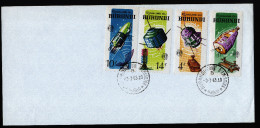 A3808) Burundi FDC Space Weltraum 3.7.65 - Oblitérés