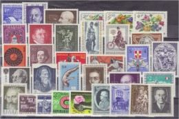 Österreich Jahrgang 1974 Postfrisch/ Mint ** Komplett - Annate Complete