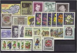 Österreich Jahrgang 1966 Postfrisch/ Mint ** Komplett - Años Completos