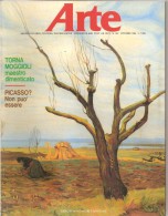 ARTE  MENSILE DI ARTE CULTURA INFORMAZIONE  N°167  OTTOBRE 1986 - Kunst, Design