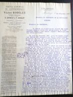 MAUBEUGE 2 FACTURE AGENCE GENERALE DE CHARBONNAGES E. SAVINAT § V. RODELET LETTRE AU PROCUREUR AVESNES 59 NORD - Other & Unclassified