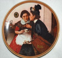 "Gossiping In Alcove" KNOWLES Collectible By PLATE Norman Rockwell P65 - Other & Unclassified