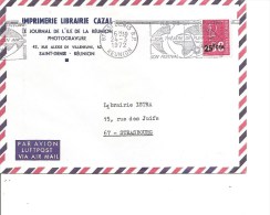 Réunion ( Lettre Par Avion De 1972 De Saint-Denis Vers La France à Voir) - Covers & Documents