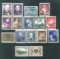 Österreich Jahrgang 1954 Postfrisch/ Mint ** Komplett - Años Completos