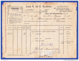 1918 -- PEROXHDRIL - JOSÉ A. DE C. GODINHO - PRAÇA DOS RESTAURADORES, 73 A 75 - LISBOA -- SELADA - Portugal