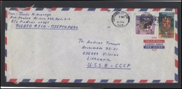 USA 283 Cover Brief Postal History Air Mail Personalities  Music Australia Bicentennial - Poststempel