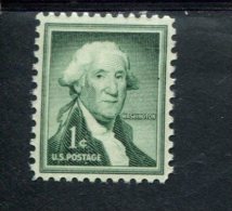 220374826 USA POSTFRIS MINT NEVER HINGED POSTFRISCH EINWANDFREI SCOTT 1031 Washington Liberty Wet Print - Unused Stamps