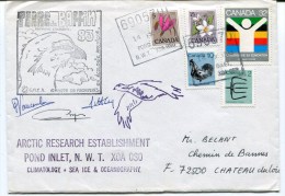 TERRE DE BAFFIN  RECHERCHE ARTIQUE Env. De 1983 Pour La FRANCE - Covers & Documents