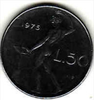 Italia, 50 Lire 1975, - 50 Liras