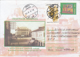 39176- CRAIOVA- PALACE HOTEL, TOURISM, COVER STATIONERY, 2001, ROMANIA - Hotels, Restaurants & Cafés