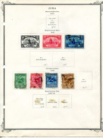 Cuba 1929-33. Album Pages With 10 Stamps - Mixed Condition - Collezioni & Lotti