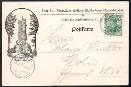 1806 - Ohne Porto - Alte Ansichtskarte - Blankenburg Am Harz Obere Tränkstraße - Gel 1902 TOP Stolle - Blankenburg