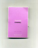 - ECHANTILLON CHANEL . CHANCE EAU TENDRE . - Parfums - Stalen