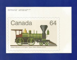 CANADA  1983 , Locomotive - Maximum Card - First Day 17 XI 1983 - 2 Scan - Maximumkaarten