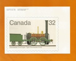 CANADA  1983 , Locomotive - Maximum Card - First Day 17 XI 1983 - 2 Scan - Cartes-maximum (CM)