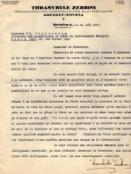 VP3535  - Tabac - Lettres - Mr ZERBINI à DRESDEN Pour Mr SCHLOESING De PARIS Et Concernant La Dénicotisation Du Tabac - Documents