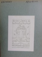 Ex-libris ROUMANIE - Iduska NAUMANN - Ex-Libris