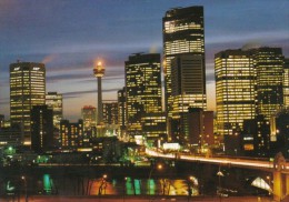 Canada Calgary Tower Against Night Skyline Calgary Alberta - Calgary