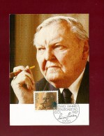 BRD 1987 Mi.Nr. 1308 , 90. Geb. Von Ludwig Erhard - Maximum Card -  Ausgabetag Bonn 15.01.1987 - 1981-2000