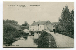 CPA   91  :  MEREVILLE  Moulin De Glaires Vus Sur Le Juine       A    VOIR  !!! - Mereville