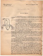 VP3554 - Tabac -  Lettre De  Mr Th. SCHLOESING Directeur Des Manufactures De L´Etat à PARIS Pour  Mr BIZOT Au MANS - Documenten