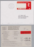 Liechtenstein 1996-10-24 Phil.Expressbrief Etikette - Cartas & Documentos