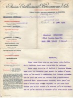 VP3569 - Tabac - Lettre Des Anciens Ets BRISSONNEAU & LOTZ Mécanique Générale à NANTES Pour  Mr Th. SCHLOESING à PARIS - Documents