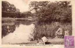 CPA - VIGNEUX-sur-SEINE (91) - Aspect Du Lac En 1937 - Vigneux Sur Seine