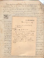 VP3586 - Tabac - Lettre + Note De Renseignements à L'intention De Mr GREEN De LIVERPOOL - Mr SCHLOESING à PARIS - Documents