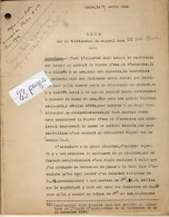 VP3595 - Tabac -  Note Sur La Fabrication Du Caporal Doux Au MANS  - Mr SCHLOESING à PARIS - Documenten