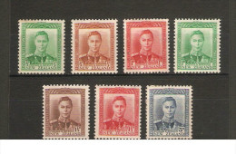 NEW ZEALAND 1938 - 1944 SET SG 603/609  MOUNTED MINT Cat £38 - Nuovi