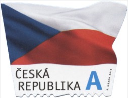 Czech Rep. / Stamps (2015) 0867: The Flag Of The Czech Republic; Painter: Pavel Hrach - Ungebraucht