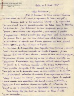 VP3606 -Tabac - Lettre De Mr Louis  CHAVANNE  à  PARIS  Pour  Mr SCHLOESING - Documents