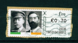 IRELAND  -  2016  Easter Rising 1915  Post And Go Label  Used As Scan (on Piece) - Franking Labels