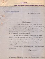 VP3618 - Tabac - Lettre De Mr Louis CHAVANNE à PARIS Pour Mr SCHLOESING - Documenten