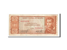 Billet, Bolivie, 50 Pesos Bolivianos, 1962, 1962-07-13, KM:162a, TB - Bolivien