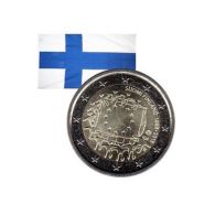 2 Euros Commémorative Finlande 30 Ans Drapeau Européen 2015 - Sonstige & Ohne Zuordnung