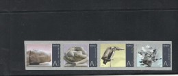 O) 2009 NORWAY, SCULPTURES, KRISTIAN BLYSTAD, GUSTAV VIGELAND, NILS AAS, ARNOLD HAUKELAND, STICKERS - ADHESIVES XF - Unused Stamps